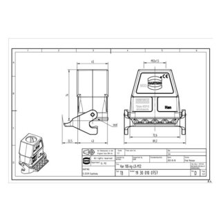 Harting - 19300100757 - Han 10B-kg-LB-M32