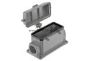 Sockelgehäuse Han 16B-asg2-K-M25 Aluminium M25 IP65