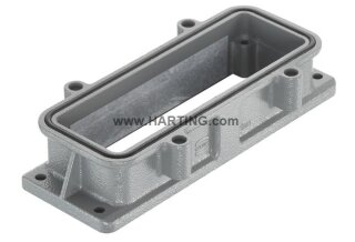 Han 24HP-agg Anbaugehäuse Aluminium Schraubverriegelung IP66 IP68