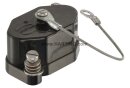 Han 3HPR Abdeckkappe mit Schnur Schwarzchrom...