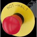 NOT-HALT-PILZDRUCKTASTER, 40MM, ROT