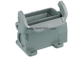 Han 10 A-asg1-LB-16 Sockelgehäuse niedrige Bauform IP65