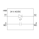 Leuchtdrucktaster 3SU1102-0AB70-1BA0 klar 22 mm tastend 1S