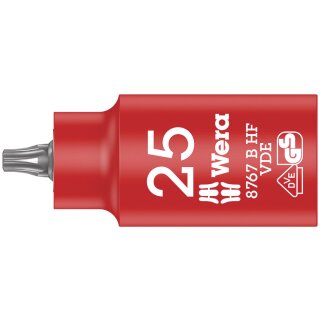 8767 B VDE HF TORX® Zyklop Bitnuss, isoliert, mit 3/8"-Antrieb, mit Haltefunktion, TX 25 x 55 mm