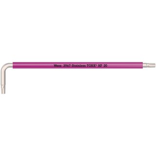 3967 SXL HF TORX® Winkelschlüssel Multicolour mit Haltefunktion, lang, Edelstahl, TX 20 x 137 mm