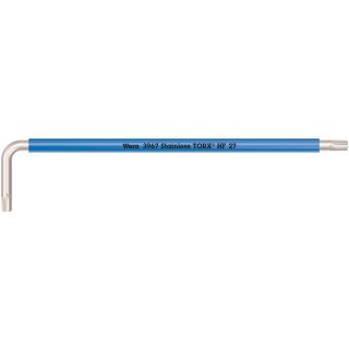 3967 SXL HF TORX® Winkelschlüssel Multicolour mit Haltefunktion, lang, Edelstahl, TX 27 x 172 mm