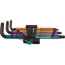 950/9 Hex-Plus Multicolour 1 SB Multicolour Winkelschlüsselsatz, metrisch, BlackLaser, 9-teilig