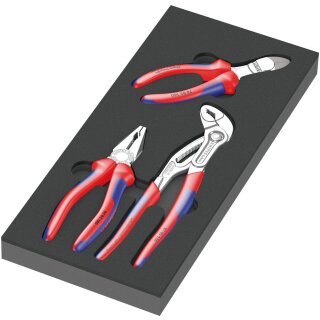 9780 Schaumstoffeinlage KNIPEX Zangen Set 1, 3-teilig