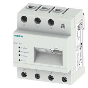Siemens - 7KT1260 - Datenmanager, 3-phasiges Messgerät, max. 96 Verbraucher, integrierter Webserver