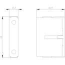 PE-Durchgangsklemme 3LD9340-3C Bodeneinbau Zubehör
