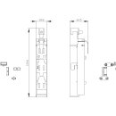 Montagebausatz 3NP1934-1ED10 4-polig 60 mm Sammelschiene...