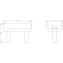 Schellenklemme 70–120 mm² NH1 1-polig...