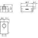 Sensor 63 A für Sensorleiste 7KT1255 3er-Pack...