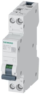 Leitungsschutzschalter 5SL6020-6 B20 1+N-polig 20 A 230 V 6 kA