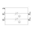 Kontaktmodul 3SU1400-1AA10-3EA0 2 Öffner...