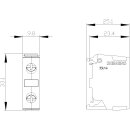 Stützpunktklemme 3SU1400-2DA43-1AA0 grün/gelb...