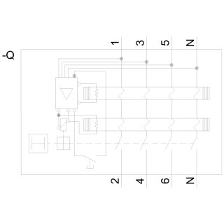 FI-Schutzschalter 5SV3347-4 Typ B 80 A 30 mA 4-polig