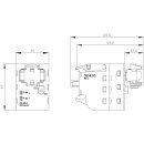 AS-Interface Modul 3SU1401-1EE20-4AA0 2 sichere Eingänge rot