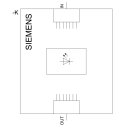 Terminalmodul 3SU1401-1ME40-1DA1 LED grün Frontplatte
