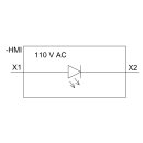 LED-Modul grün 110 V AC Federzuganschluss Siemens...