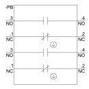 Halter Kontaktmodul 1S+1Ö universal...