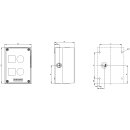 Kunststoff-Gehäuse 3SU1802-0AA00-0AB1 22 mm 2...