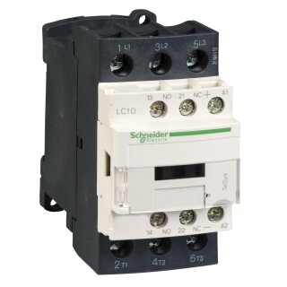 Leistungsschütz LC1D 3p, +1S+1Ö, 11 kW, 25 A, 400 V AC3, Spule 24 V DC