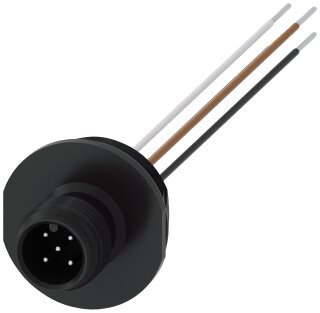 Gerätestecker M12 5-polig 125 V 4 A für Positionsschalter