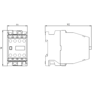Hilfsschütz 3TH4244-0AP0 44E 4S+4Ö AC 230/277V