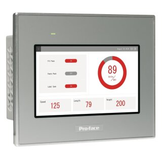 Pro-face STW6000 4"W Basic Web Panel Touch-Panel resistiv, 1 x Ethernet, USB, Web Browser, HTML5