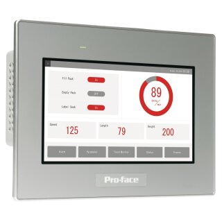 Pro-face STW6000 7"W Basic Web Panel Touch-Panel resistiv, 2 x Ethernet (Daisy Chain), USB, Web Browser, HTML5