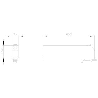 Abnehmbare Schraubklemme 2-polig 3ZY1122-1BA00 4 mm² SIRIUS