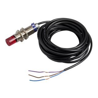 XUB-Optoe. Sensor, Empfänger, Sn 15m, 90°, 12-24 V DC, 2m Kabel