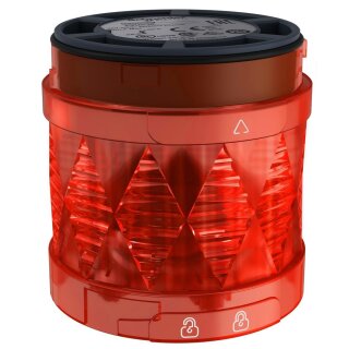 Ø 60mm LED-Leuchtelement - Blinklicht - rot - IP65 - 24V AC/DC