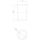 Adapter für Rohrmontage NPT Gewinde Signalsäule...