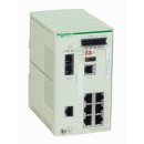 Ethernet TCP/IP Managed Switch, ConneXium, 7TX/1FX,...