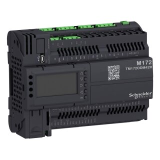 SPS-Steuerung, Modicon M172 Optimized, Display, 42 E/A, Ethernet, Modbus, BACnet, 24 VAC/DC