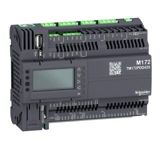 SPS-Steuerung, Modicon M172 Performance, Display, 42 E/A, Ethernet, Modbus, BACnet, Webvisu, 24 VAC/DC, 2 SSR