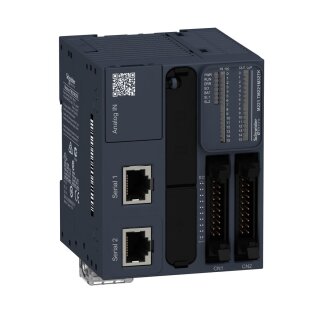 SPS-Steuerung, Modicon M221, Buchformat, 32 E/A, Modbus, 24 VDC, Source Transistor, HE10