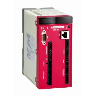 Kompakter Sicherheitscontroller, 16 Eingänge, 8 Ausgänge, Modbus, CANopen