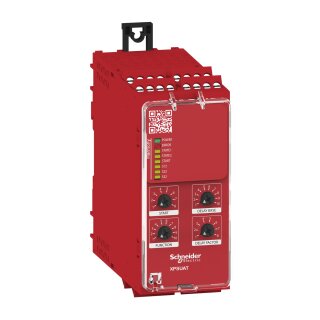 Sicherheitsrelais, Harmony XPSU, 10Fkt, 1Kreis, PLe/Kat4/SIL3, 3S+3Sv 0,1-900s 1Ö 1T, Diagnose, 48-240VAC/DC, Schraub