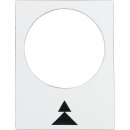 Bezeichnungsschild, 30x40mm, weiß, rechts,...