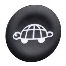 Schwarze Kalotte mit Schildkrötensymbol für...