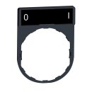 Schildträger 30x40mm, für Ø 22...