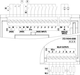 CPU 1212C DC/DC/Relais 8DI 6DO 2AI SIMATIC S7-1200