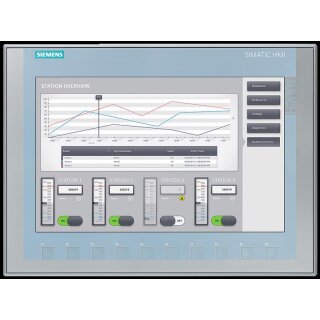 Siemens - 6AV2123-2MB03-0AX0 - SIMATIC HMI Basic Panel Tasten/Touch 12 Zoll