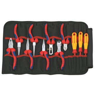 KNIPEX 00 19 41 Werkzeug-Rolltasche 11-teilig