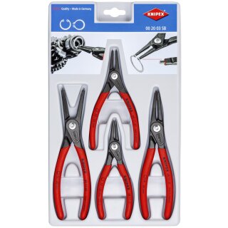 KNIPEX 00 20 03 SB Präzisions-Sicherungsringzangen-Set