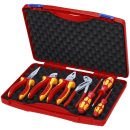 KNIPEX 00 21 15 Werkzeug-Box "RED" Elektro Set 2