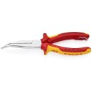 KNIPEX 26 26 200 T Flachrundzange mit Schneide...